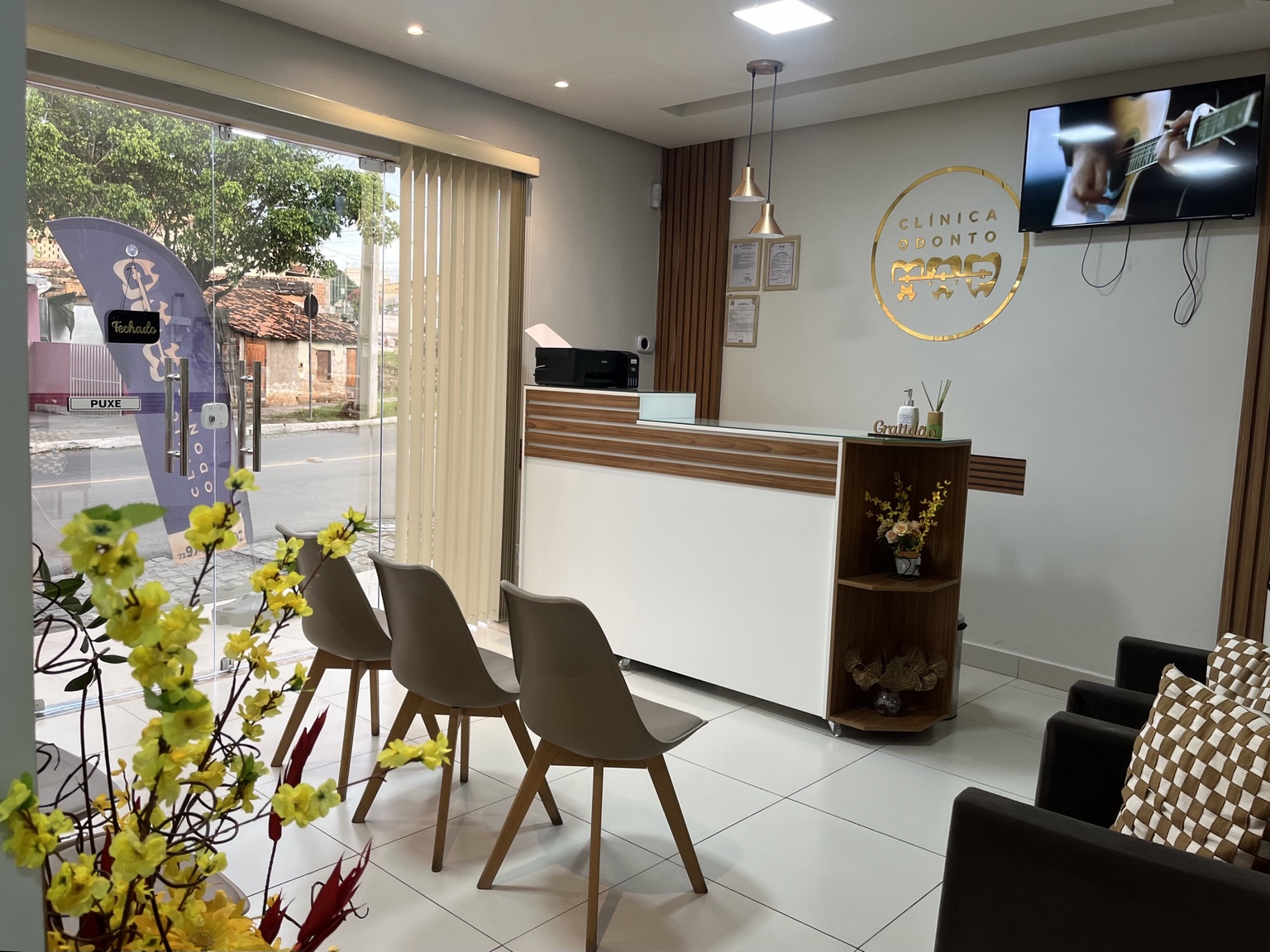 Recepção da unidade OdontoMAP em Jequié